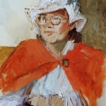 Vrouw in klederdracht Vrouw in klederdracht