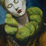 vrouw met stola vrouw met stola