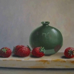 Aardbeitjes met vaasje Aardbeitjes met vaasje