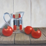 Melkkannetje met tomaten Melkkannetje met tomaten