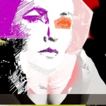 Portret van Liz Taylor Portret van Liz Taylor