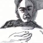 Melancholisch zelfportret Melancholisch zelfportret