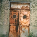 Lachende garagedeur Lachende garagedeur
