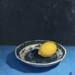 Lemon on blue Lemon on blue