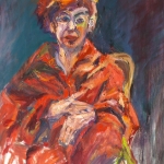 Dame in rood Dame in rood