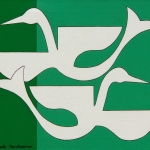Duo green birds Duo green birds