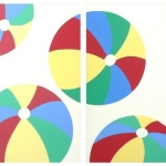 Women and beach balls Women and beach balls