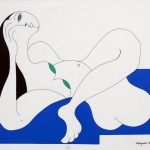 Position white and bleu Position white and bleu