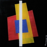 Abstractie 17 Witte lijn Abstractie 17 Witte lijn