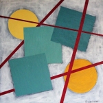 Abstractie 32 Rode draad Abstractie 32 Rode draad