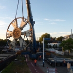 Verplaatsen Graafwiel Tunnelboor Verplaatsen Graafwiel Tunnelboor