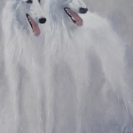 White exotic beauties (Barzois) White exotic beauties (Barzois)