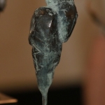 Kleine torso 3 groene patina Kleine torso 3 groene patina