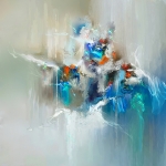 Azuurblauw-Abstract Azuurblauw-Abstract