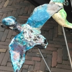 Ijsvogel kopergroen vliegend Ijsvogel kopergroen vliegend