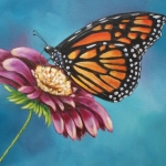 Vlinder op bloem 5 Vlinder op bloem 5
