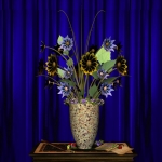 Stilllife Blue curtain Stilllife Blue curtain