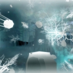Fog @ night _ The trail Blue_ Fog @ night _ The trail Blue_