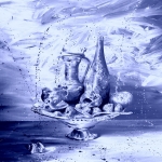 Painted blue Painted blue