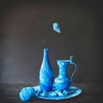 Delfts blauw stilleven Delfts blauw stilleven