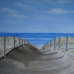 Pad naar het strand Pad naar het strand