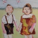 1943 Portret van ouders als jong kind 1943 Portret van ouders als jong kind