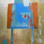 Tafel met blauwe doos Tafel met blauwe doos