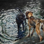 Spelende honden Spelende honden