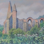 Ruine tussen begroeing. Ruine tussen begroeing.
