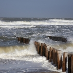 Storm bij Domburg, Zeeland Storm bij Domburg, Zeeland