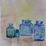 Blauwe potten Blauwe potten