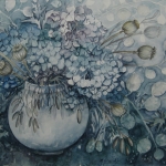Hortensias in blauw Hortensias in blauw