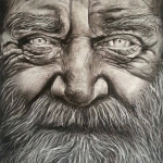 Man met baard Man met baard