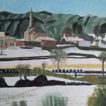 Limburg met kerk Limburg met kerk