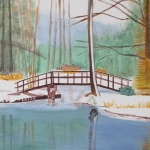Brug in de winter Brug in de winter
