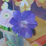 Stilleven 'Bloem Violet' Stilleven 'Bloem Violet'
