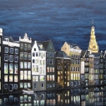 Damrak bij nacht Damrak bij nacht