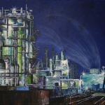 Industrie bij nacht Industrie bij nacht