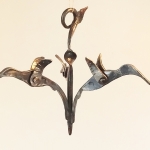 Hangende vogel voerder Hangende vogel voerder