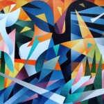 Grote blauwe vogel Grote blauwe vogel