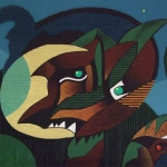 Tête de faune au claire de la lune Tête de faune au claire de la lune