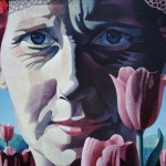Vrouw met tulpen Vrouw met tulpen