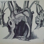 Drie knotwilgen Drie knotwilgen