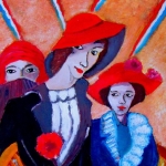 Fête des chapeaux rouges. Fête des chapeaux rouges.