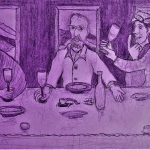 Auvers-Sur-Oise 1890: de laatste maaltijd. Auvers-Sur-Oise 1890: de laatste maaltijd.