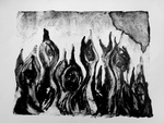 Lithografieën en olieverven van waarin het thema het oog is.