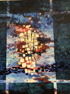 Abstracte schilderijen met als inspiratie landschappen, stillevens etc