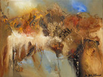 Abstracte schilderijen van Emile Snellen v Vollenhoven