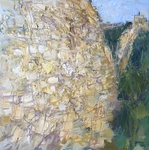 For the project of the National academy of painting of China, I was painting on top of the mountain in North China from 15 Jun. - 15 Jul in 2015 with the Wall which has been building in Ming Dynasty.