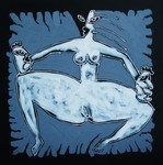 Werk geïnspireerd door de aartsvader van de kunst uit de vorige Eeuw. Was het niet picasso die zei: 'Kopieer wat je kopieëren kunt, steel wat je stelen kunt'?